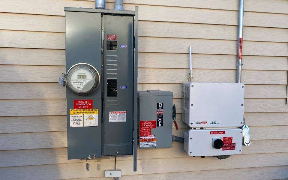 completed panel upgrade